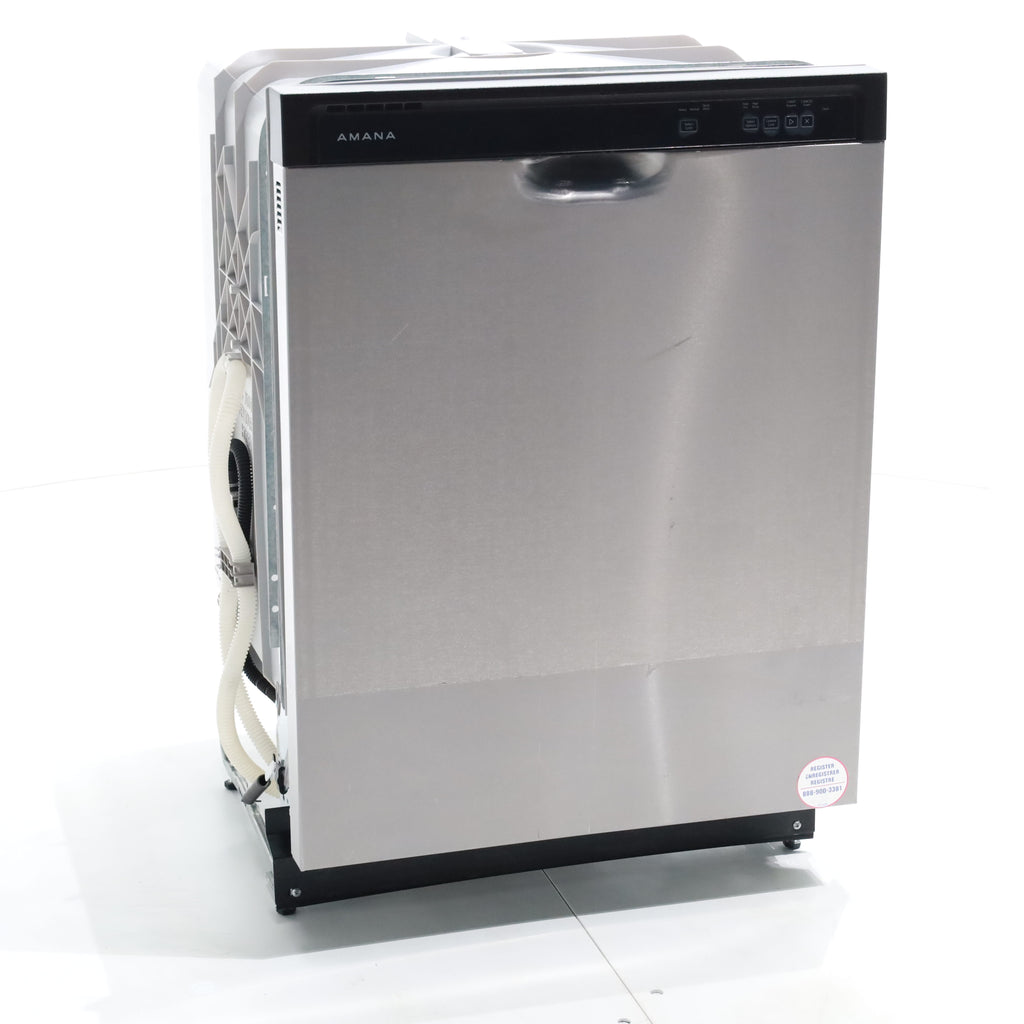 Pictures of 24 in. Stainless Steel Amana Built In Dishwasher with Triple Filter Wash System - Scratch & Dent - Minor - Neu Appliance Outlet - Discount Appliance Outlet in Austin, Tx