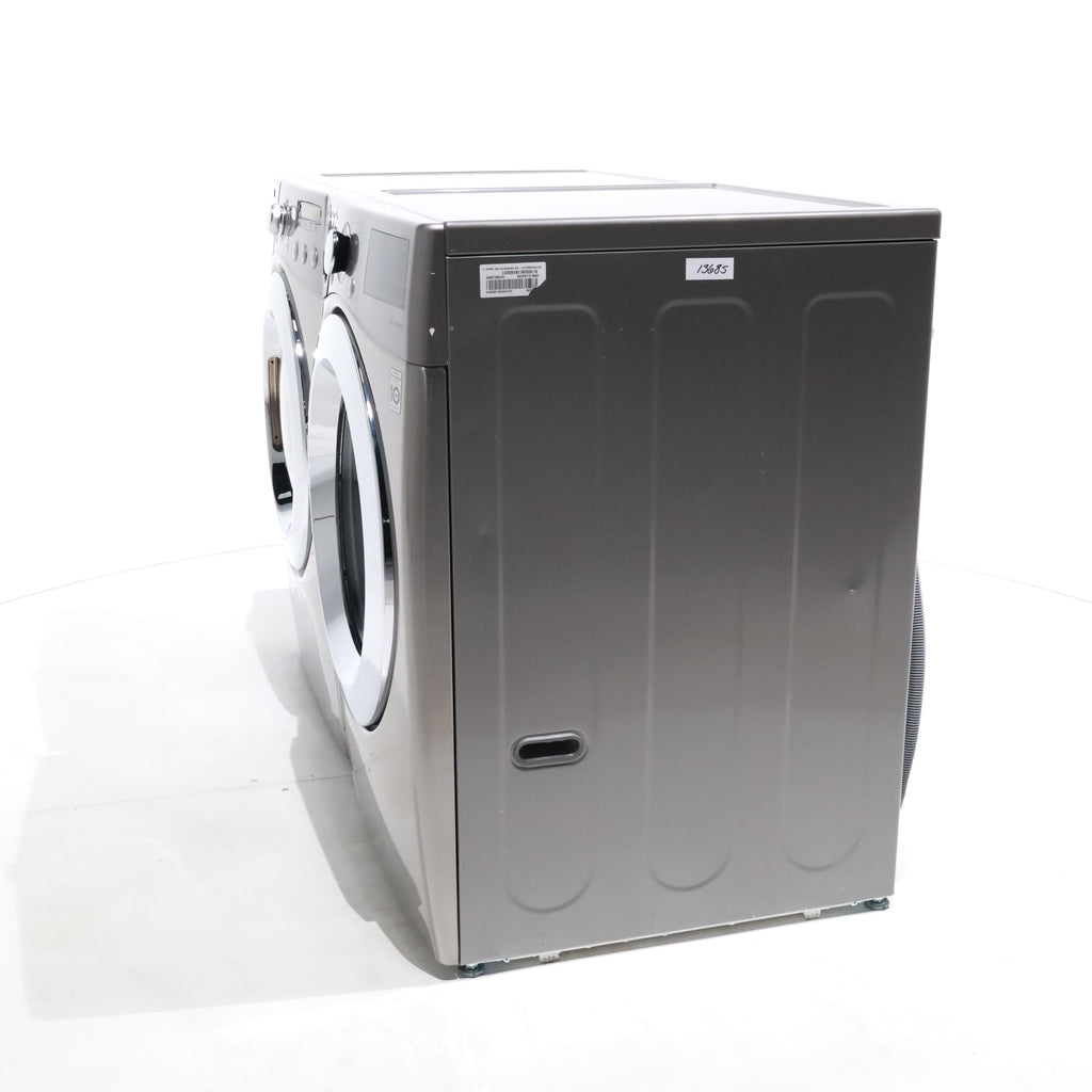 Pictures of Graphite Steel LG 4.5 cu. ft. Steam Front Load Washer with SmartThinQ and 7.3 cu. ft. Front Load Electric Dryer with TrueSteam - Certified Refurbished - Neu Appliance Outlet - Discount Appliance Outlet in Austin, Tx