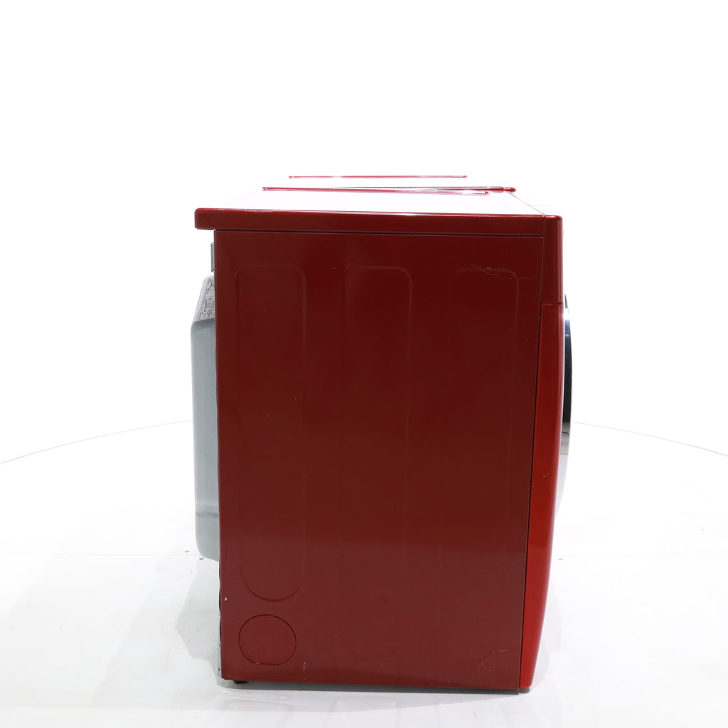 Pictures of Wild Cherry Red ENERGY STAR LG 4.0 cu. ft. Front Load Washer with Steam and Wild Cherry Red LG 7.3 Front Load Electric Dryer with TrueSeam Technology - Certified Refurbished - Neu Appliance Outlet - Discount Appliance Outlet in Austin, Tx