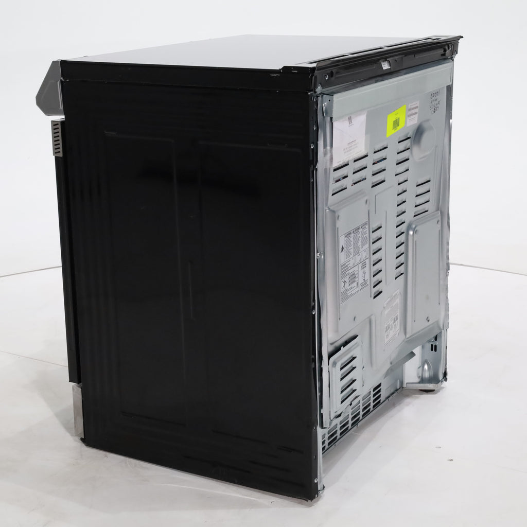 Pictures of Fingerprint Resistant Stainless Samsung 6.3 cu ft 5 Heating Element Smooth Cooktop Smart Slide In Electric Range with Smart Wifi Connectivity - Scratch & Dent - Moderate - Neu Appliance Outlet - Discount Appliance Outlet in Austin, Tx