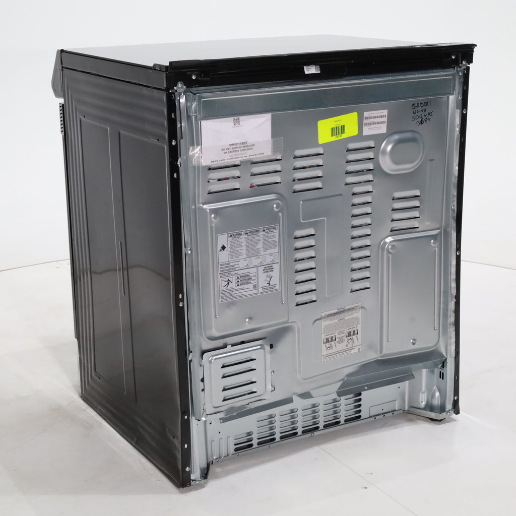 Pictures of Fingerprint Resistant Stainless Samsung 6.3 cu ft 5 Heating Element Smooth Cooktop Smart Slide In Electric Range with Smart Wifi Connectivity - Scratch & Dent - Moderate - Neu Appliance Outlet - Discount Appliance Outlet in Austin, Tx