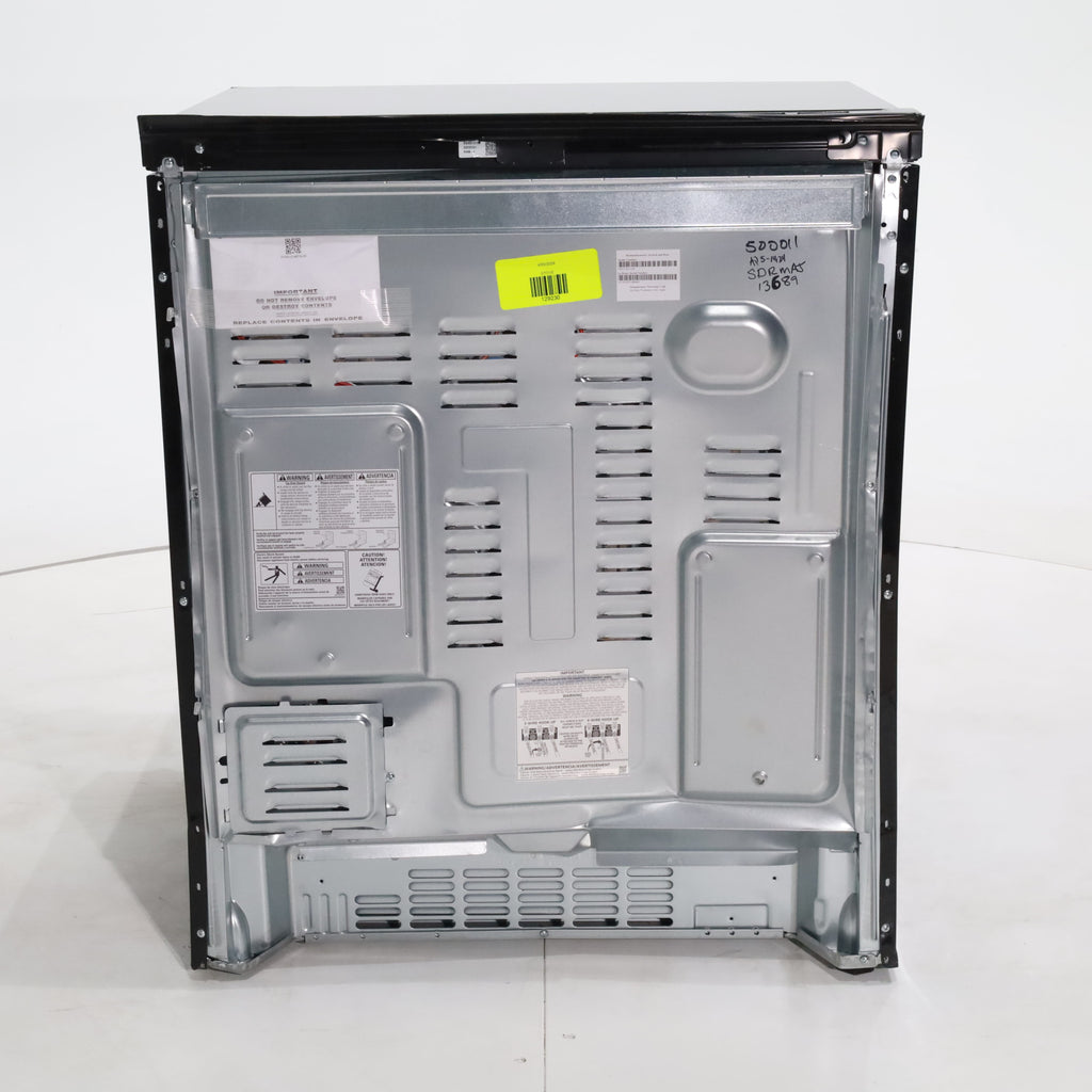 Pictures of Fingerprint Resistant Stainless Samsung 6.3 cu ft 5 Heating Element Smooth Cooktop Smart Slide In Electric Range with Smart Wifi Connectivity - Scratch & Dent - Moderate - Neu Appliance Outlet - Discount Appliance Outlet in Austin, Tx