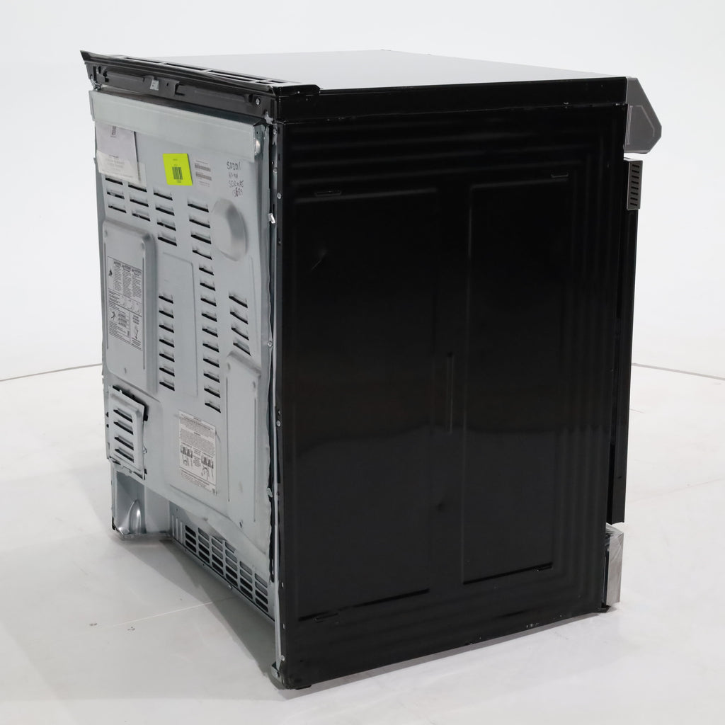 Pictures of Fingerprint Resistant Stainless Samsung 6.3 cu ft 5 Heating Element Smooth Cooktop Smart Slide In Electric Range with Smart Wifi Connectivity - Scratch & Dent - Moderate - Neu Appliance Outlet - Discount Appliance Outlet in Austin, Tx