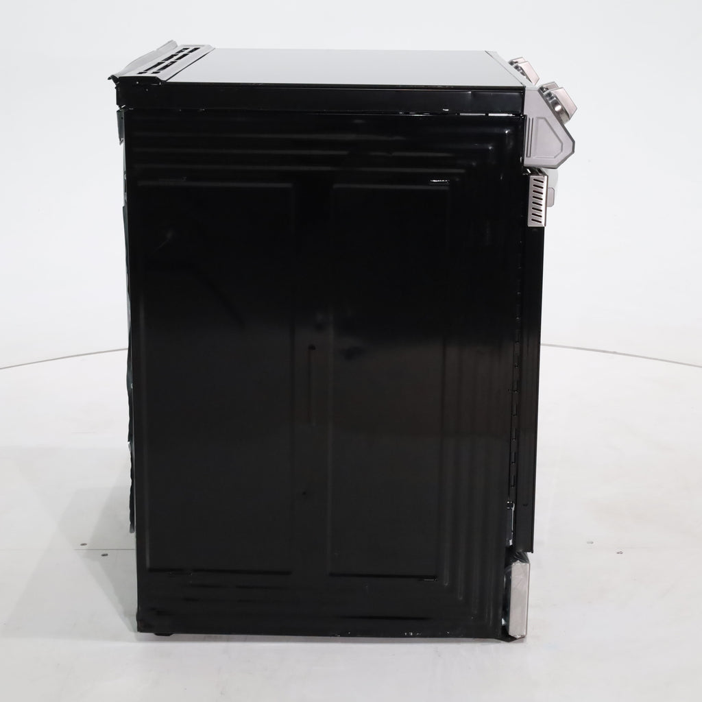 Pictures of Fingerprint Resistant Stainless Samsung 6.3 cu ft 5 Heating Element Smooth Cooktop Smart Slide In Electric Range with Smart Wifi Connectivity - Scratch & Dent - Moderate - Neu Appliance Outlet - Discount Appliance Outlet in Austin, Tx