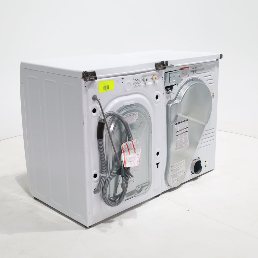 Pictures of 24 in. Samsung 2.2 cu. ft. Front Load Washing Machine with Steam and 4.0 cu. ft. Frontload Electric Dryer with AI Smart Dial - Scratch & Dent - Minor - Neu Appliance Outlet - Discount Appliance Outlet in Austin, Tx