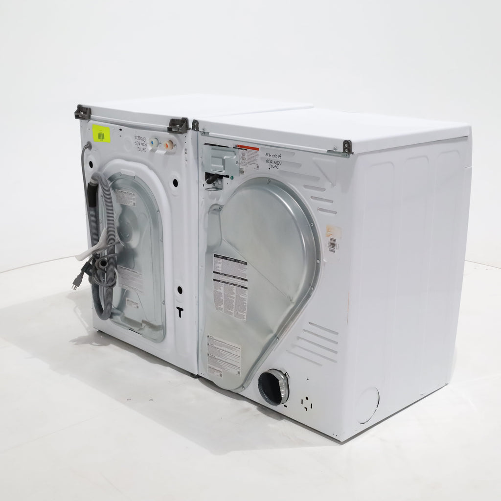 Pictures of 24 in. Samsung 2.2 cu. ft. Front Load Washing Machine with Steam and 4.0 cu. ft. Frontload Electric Dryer with AI Smart Dial - Scratch & Dent - Minor - Neu Appliance Outlet - Discount Appliance Outlet in Austin, Tx