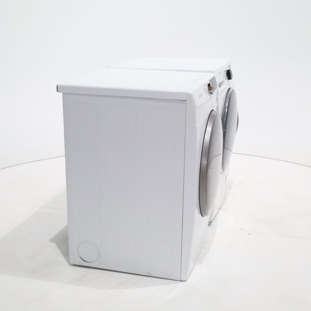 Pictures of 24 in. Samsung 2.2 cu. ft. Front Load Washing Machine with Steam and 4.0 cu. ft. Frontload Electric Dryer with AI Smart Dial - Scratch & Dent - Minor - Neu Appliance Outlet - Discount Appliance Outlet in Austin, Tx