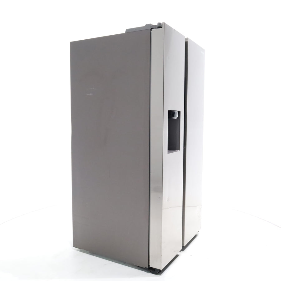 Fingerprint-Resistant Stainless Steel Samsung 27.4 cu. ft. Side by Side Refrigerator with External Water and Ice Dispenser - Scratch & Dent - Major