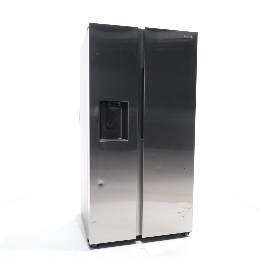 Fingerprint-Resistant Stainless Steel Samsung 27.4 cu. ft. Side by Side Refrigerator with External Water and Ice Dispenser - Scratch & Dent - Major