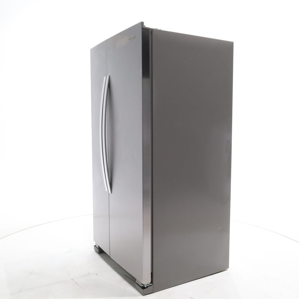 Pictures of Monochromatic Stainless Steel Whirlpool 25 cu. ft. Side by Side Refrigerator with Electronic Temperature Controls - Scratch & Dent - Moderate - Neu Appliance Outlet - Discount Appliance Outlet in Austin, Tx