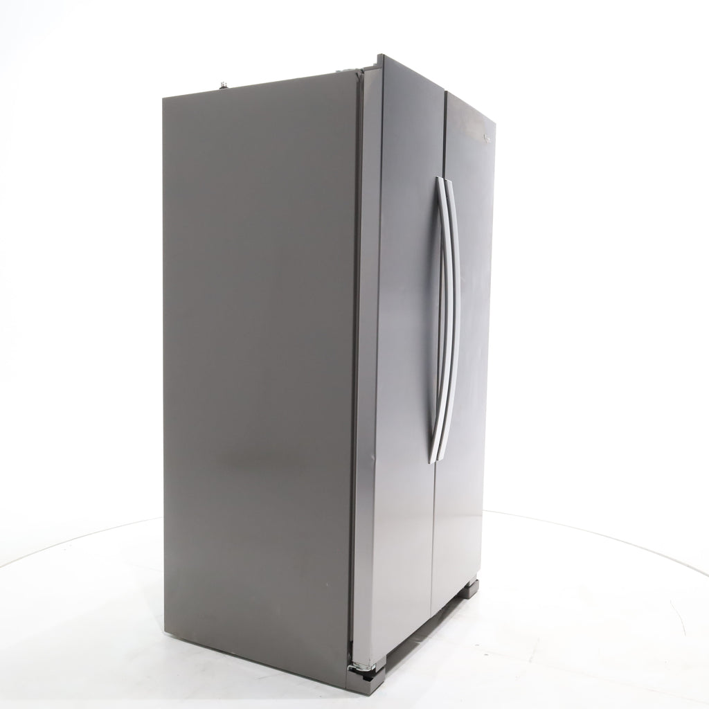 Pictures of Monochromatic Stainless Steel Whirlpool 25 cu. ft. Side by Side Refrigerator with Electronic Temperature Controls - Scratch & Dent - Moderate - Neu Appliance Outlet - Discount Appliance Outlet in Austin, Tx