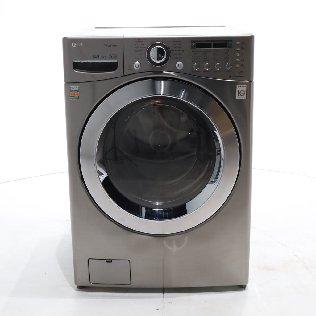Pictures of Graphite Steel ENERGY LG 4.5 cu. ft. Front Load Washing Machine with TrueSteam Technology - Certified Refurbished - Neu Appliance Outlet - Discount Appliance Outlet in Austin, Tx
