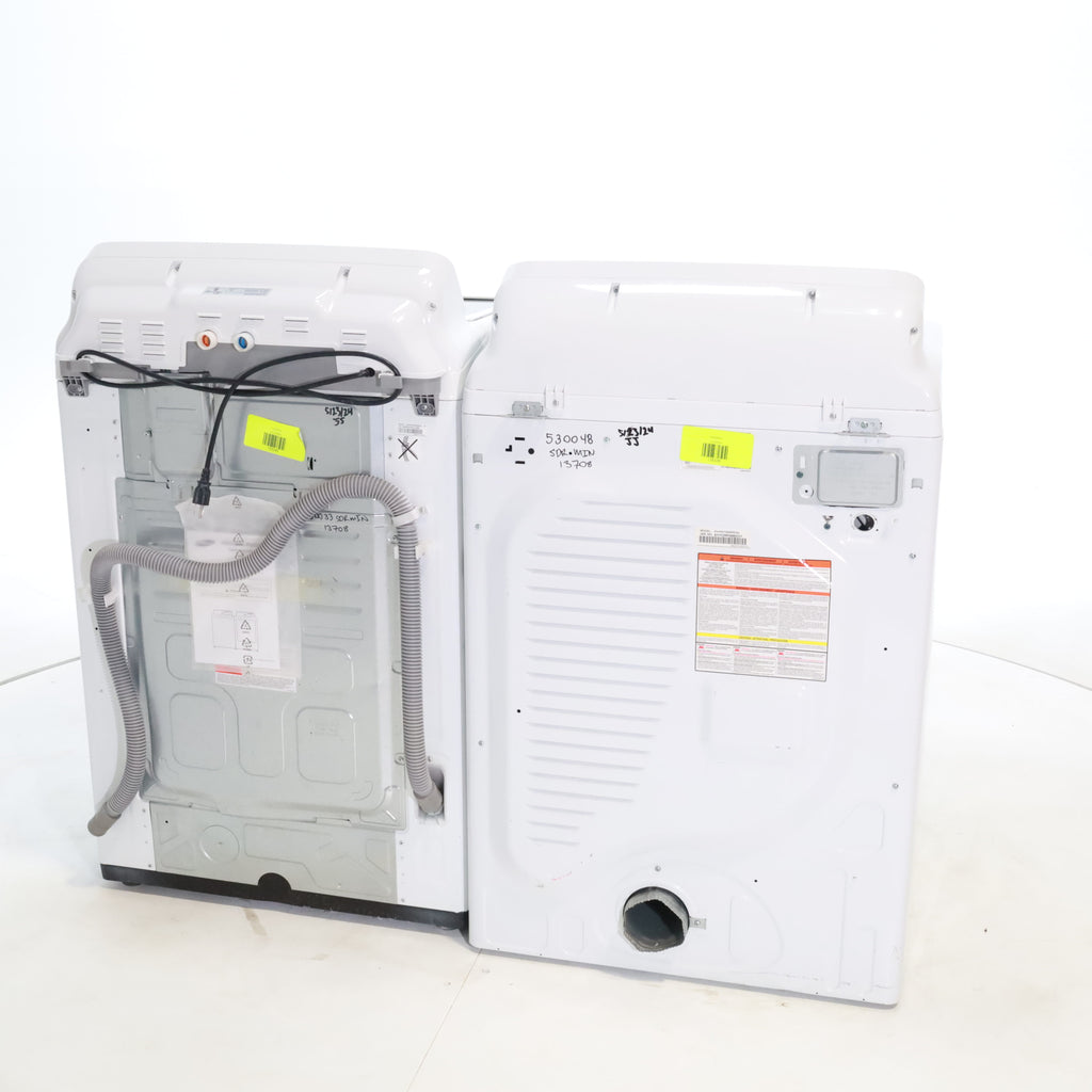 Pictures of Samsung 4.5 Top Load Washing Machine with Diamond Drum Design and Samsung 7.4 cu. ft. Electric Dryer with Smart Care - Certified Refurbished - Neu Appliance Outlet - Discount Appliance Outlet in Austin, Tx