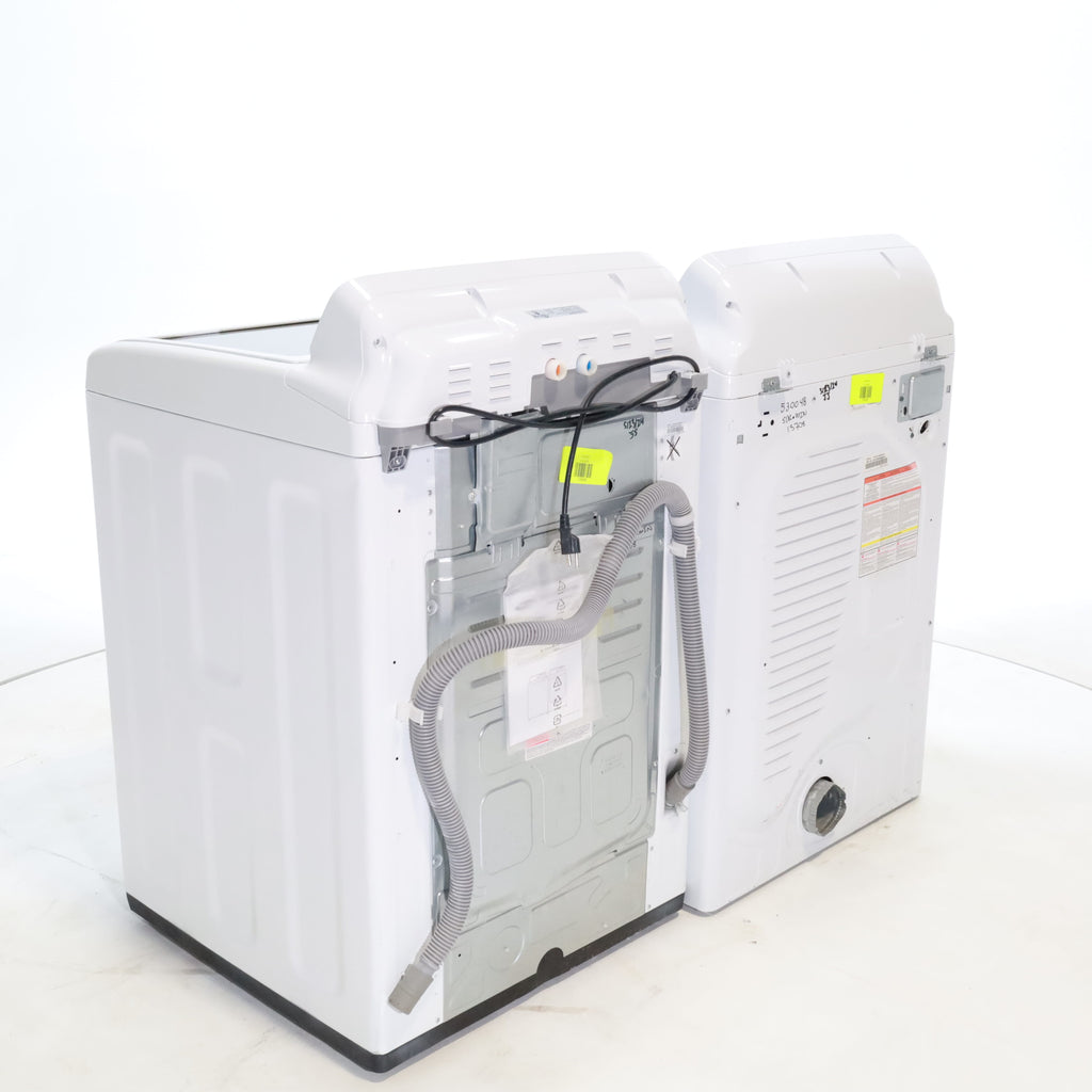 Pictures of Samsung 4.5 Top Load Washing Machine with Diamond Drum Design and Samsung 7.4 cu. ft. Electric Dryer with Smart Care - Certified Refurbished - Neu Appliance Outlet - Discount Appliance Outlet in Austin, Tx