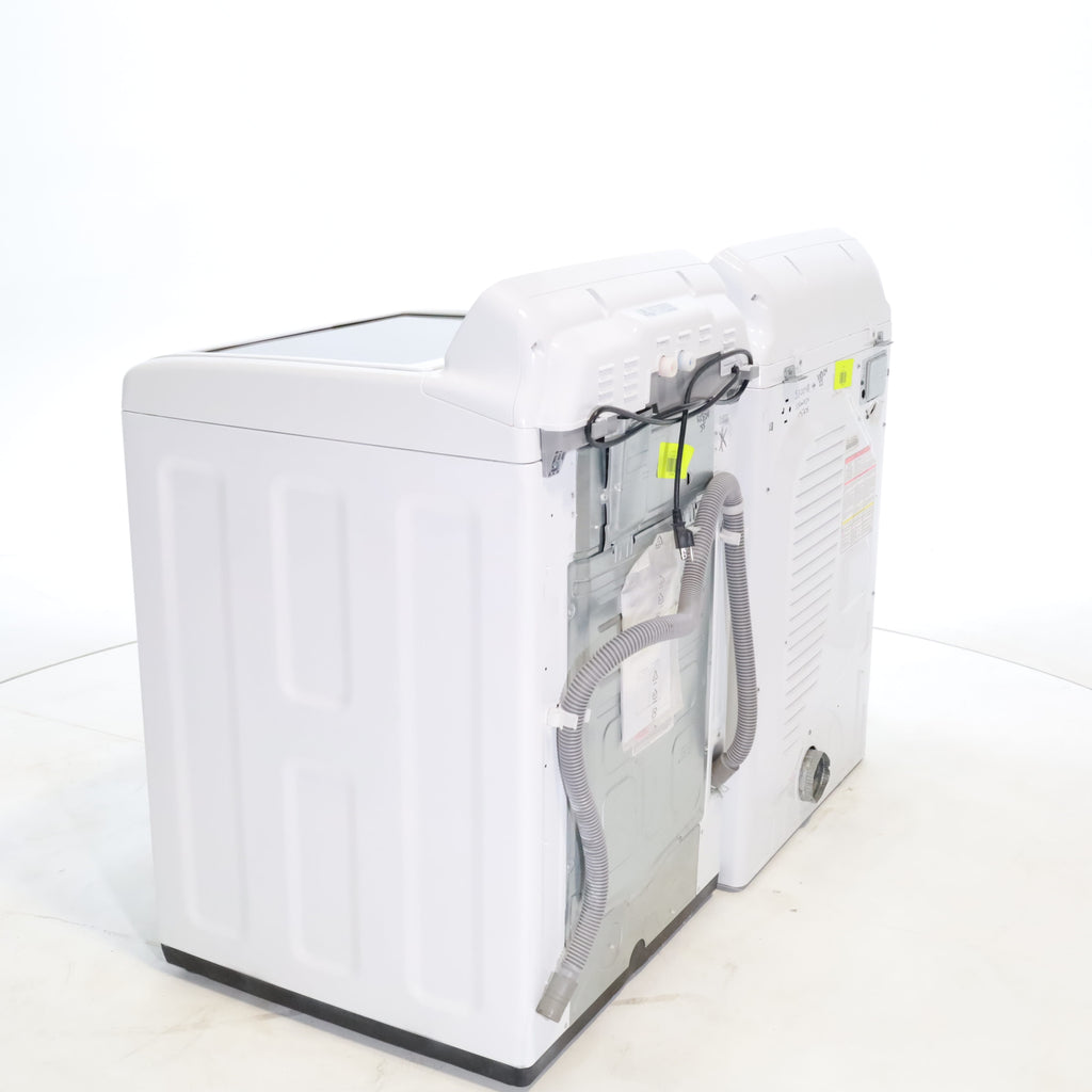 Pictures of Samsung 4.5 Top Load Washing Machine with Diamond Drum Design and Samsung 7.4 cu. ft. Electric Dryer with Smart Care - Certified Refurbished - Neu Appliance Outlet - Discount Appliance Outlet in Austin, Tx