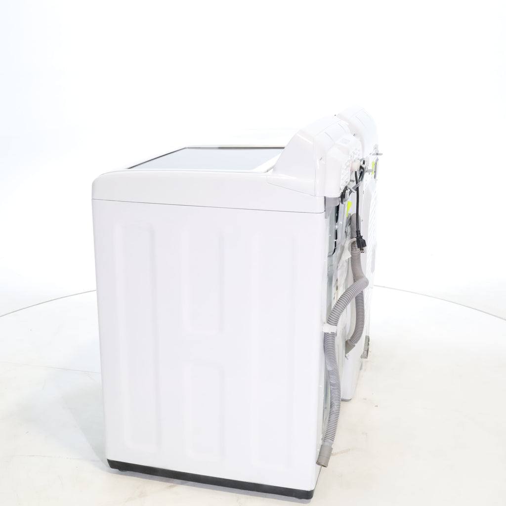 Pictures of Samsung 4.5 Top Load Washing Machine with Diamond Drum Design and Samsung 7.4 cu. ft. Electric Dryer with Smart Care - Certified Refurbished - Neu Appliance Outlet - Discount Appliance Outlet in Austin, Tx