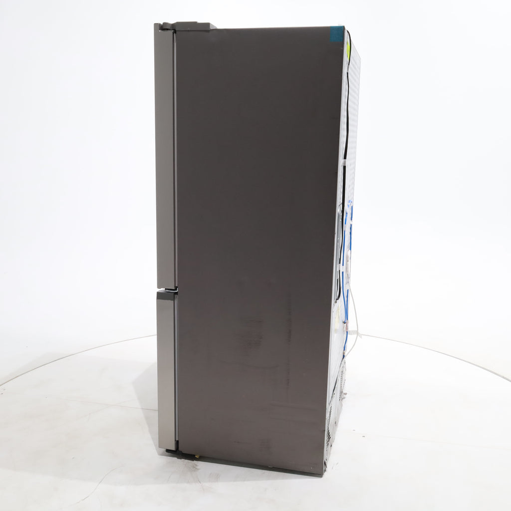 Pictures of 33 in. Wide Fingerprint Resistant Stainless Steel ENERGY STAR Smart Samsung  17.5 cu. ft. 3 Door French Door Refrigerator with Internal Ice Maker - Scratch & Dent - Moderate - Neu Appliance Outlet - Discount Appliance Outlet in Austin, Tx