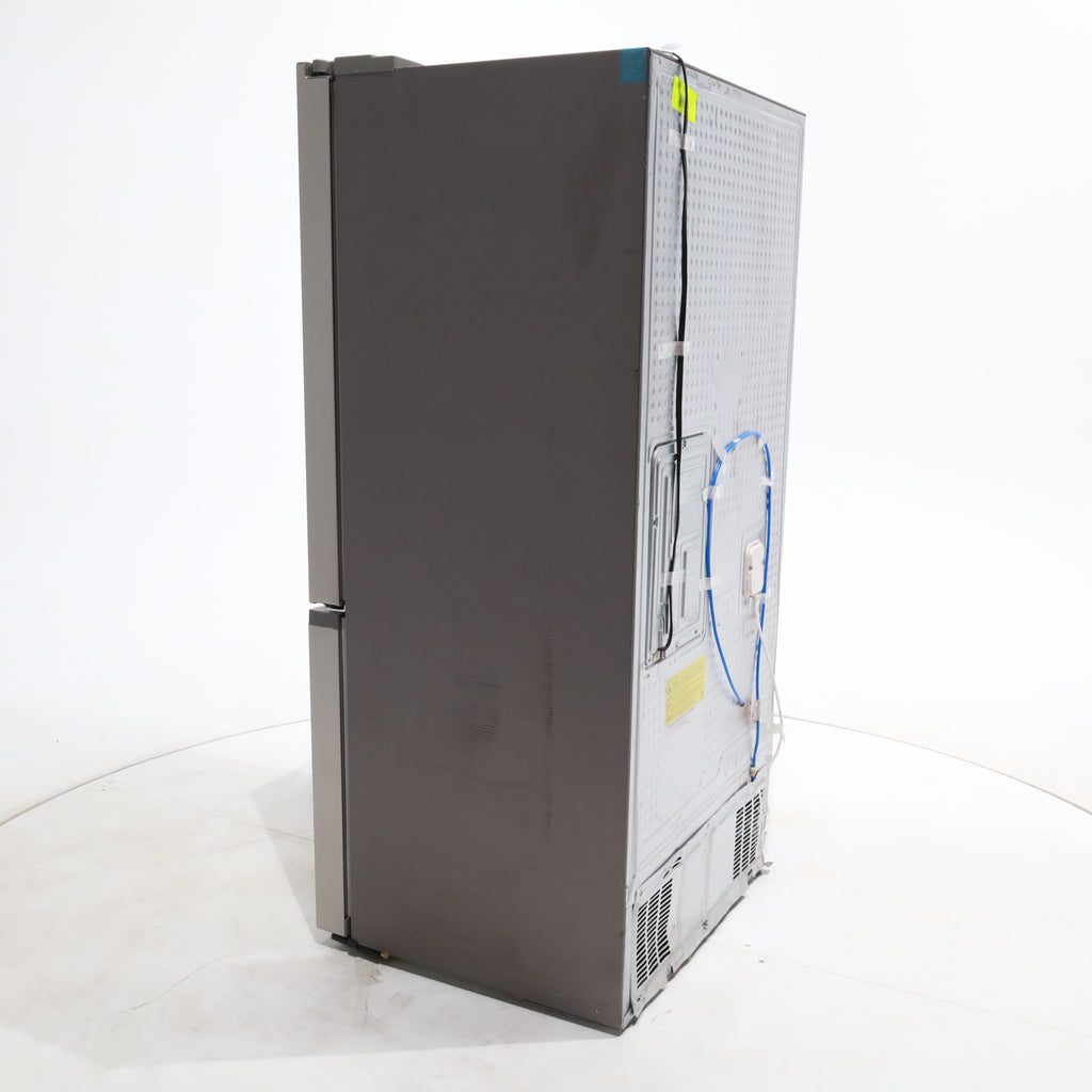 Pictures of 33 in. Wide Fingerprint Resistant Stainless Steel ENERGY STAR Smart Samsung  17.5 cu. ft. 3 Door French Door Refrigerator with Internal Ice Maker - Scratch & Dent - Moderate - Neu Appliance Outlet - Discount Appliance Outlet in Austin, Tx