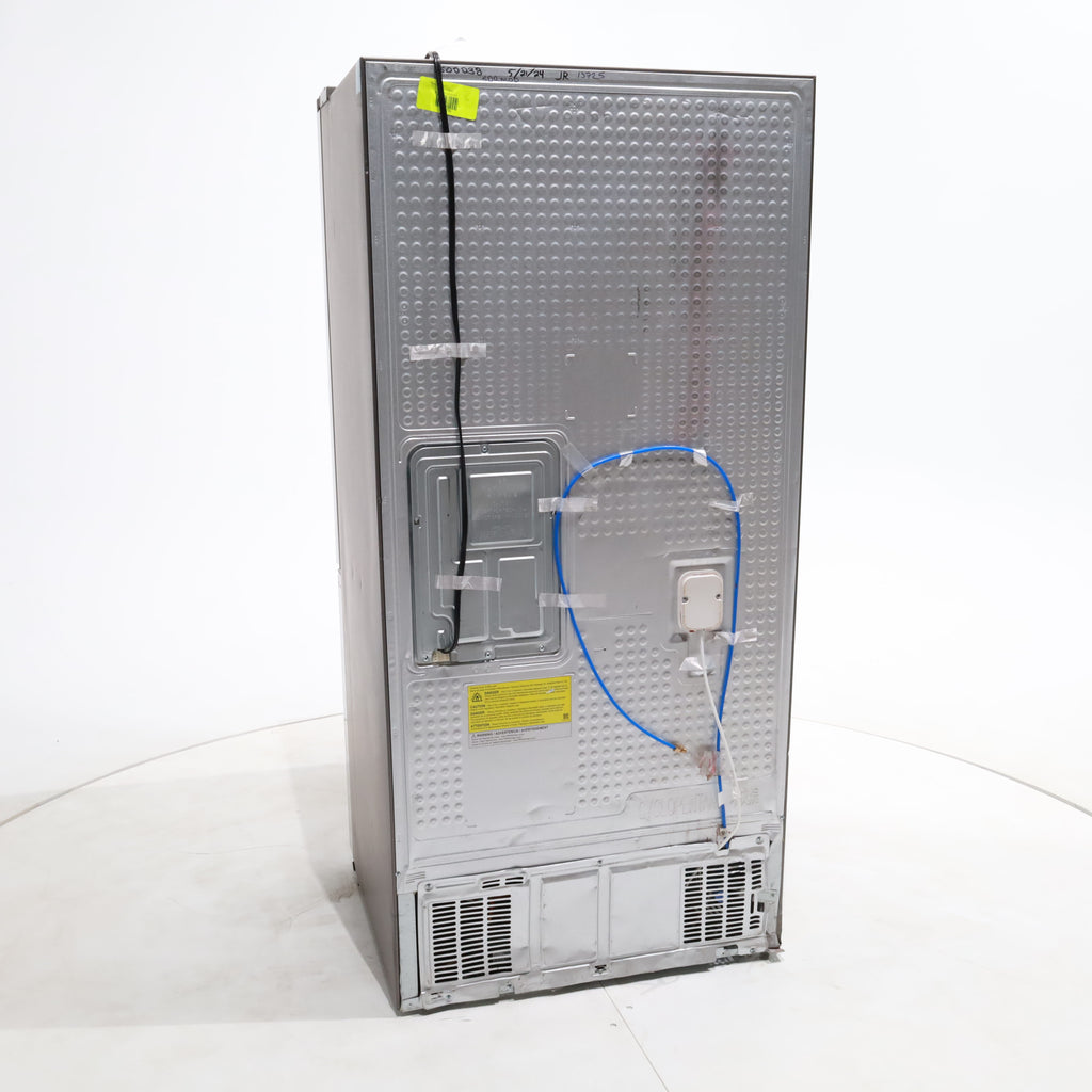 Pictures of 33 in. Wide Fingerprint Resistant Stainless Steel ENERGY STAR Smart Samsung  17.5 cu. ft. 3 Door French Door Refrigerator with Internal Ice Maker - Scratch & Dent - Moderate - Neu Appliance Outlet - Discount Appliance Outlet in Austin, Tx