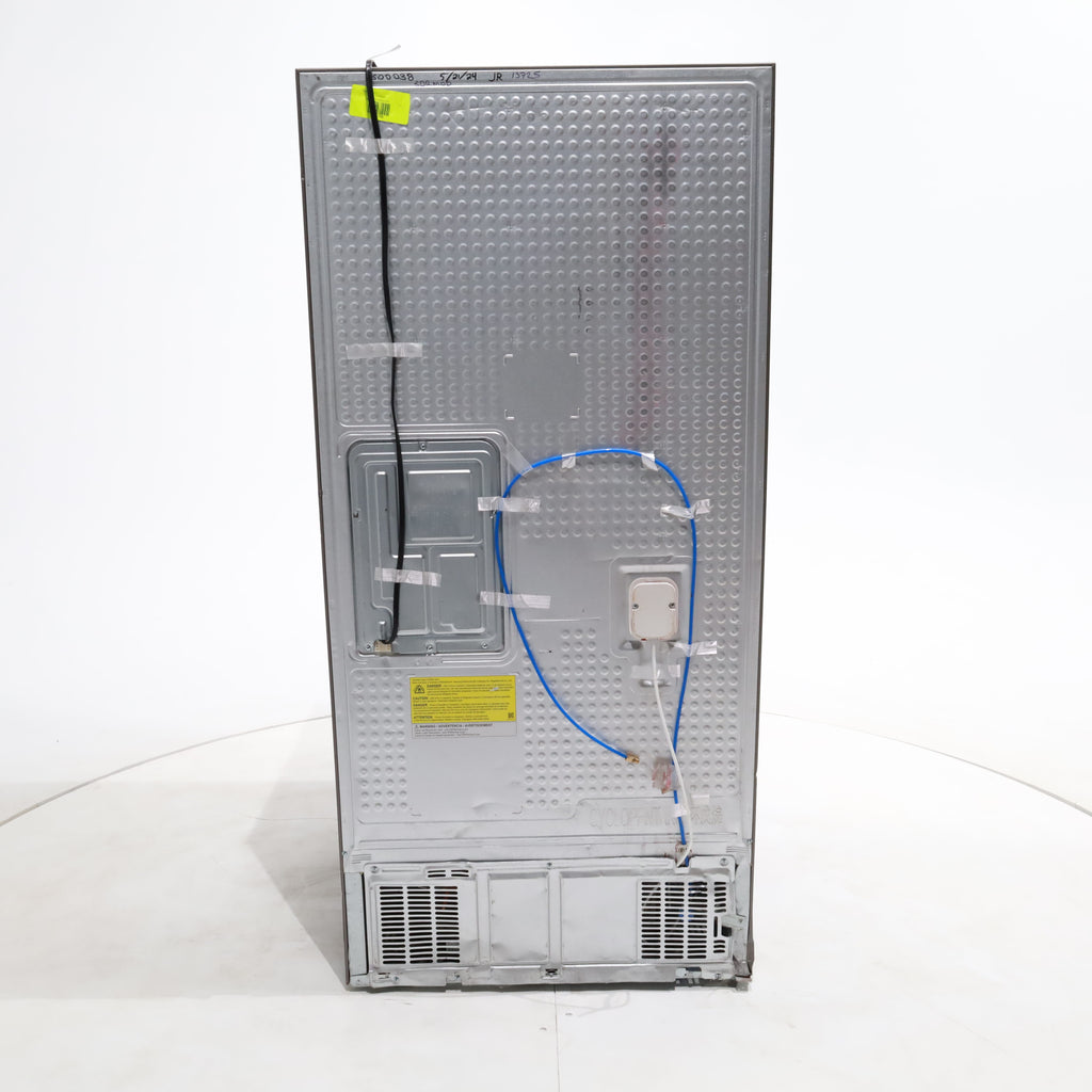 Pictures of 33 in. Wide Fingerprint Resistant Stainless Steel ENERGY STAR Smart Samsung  17.5 cu. ft. 3 Door French Door Refrigerator with Internal Ice Maker - Scratch & Dent - Moderate - Neu Appliance Outlet - Discount Appliance Outlet in Austin, Tx