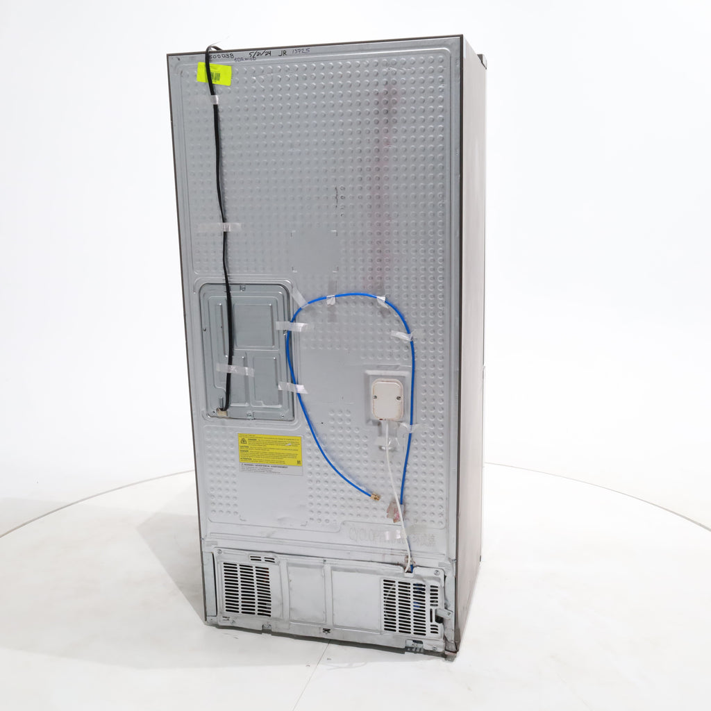 Pictures of 33 in. Wide Fingerprint Resistant Stainless Steel ENERGY STAR Smart Samsung  17.5 cu. ft. 3 Door French Door Refrigerator with Internal Ice Maker - Scratch & Dent - Moderate - Neu Appliance Outlet - Discount Appliance Outlet in Austin, Tx