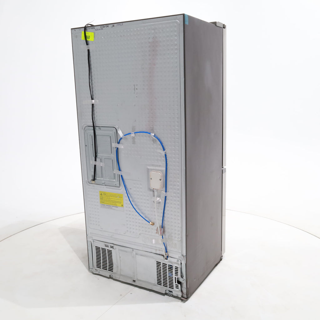 Pictures of 33 in. Wide Fingerprint Resistant Stainless Steel ENERGY STAR Smart Samsung  17.5 cu. ft. 3 Door French Door Refrigerator with Internal Ice Maker - Scratch & Dent - Moderate - Neu Appliance Outlet - Discount Appliance Outlet in Austin, Tx