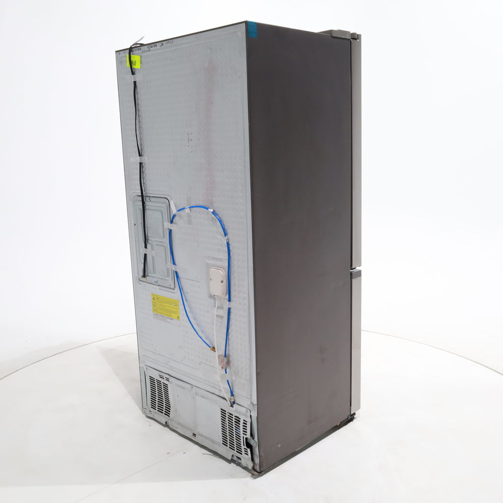 Pictures of 33 in. Wide Fingerprint Resistant Stainless Steel ENERGY STAR Smart Samsung  17.5 cu. ft. 3 Door French Door Refrigerator with Internal Ice Maker - Scratch & Dent - Moderate - Neu Appliance Outlet - Discount Appliance Outlet in Austin, Tx