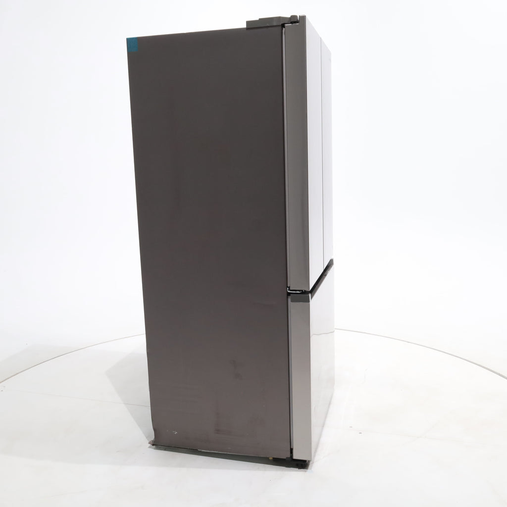 Pictures of 33 in. Wide Fingerprint Resistant Stainless Steel ENERGY STAR Smart Samsung  17.5 cu. ft. 3 Door French Door Refrigerator with Internal Ice Maker - Scratch & Dent - Moderate - Neu Appliance Outlet - Discount Appliance Outlet in Austin, Tx