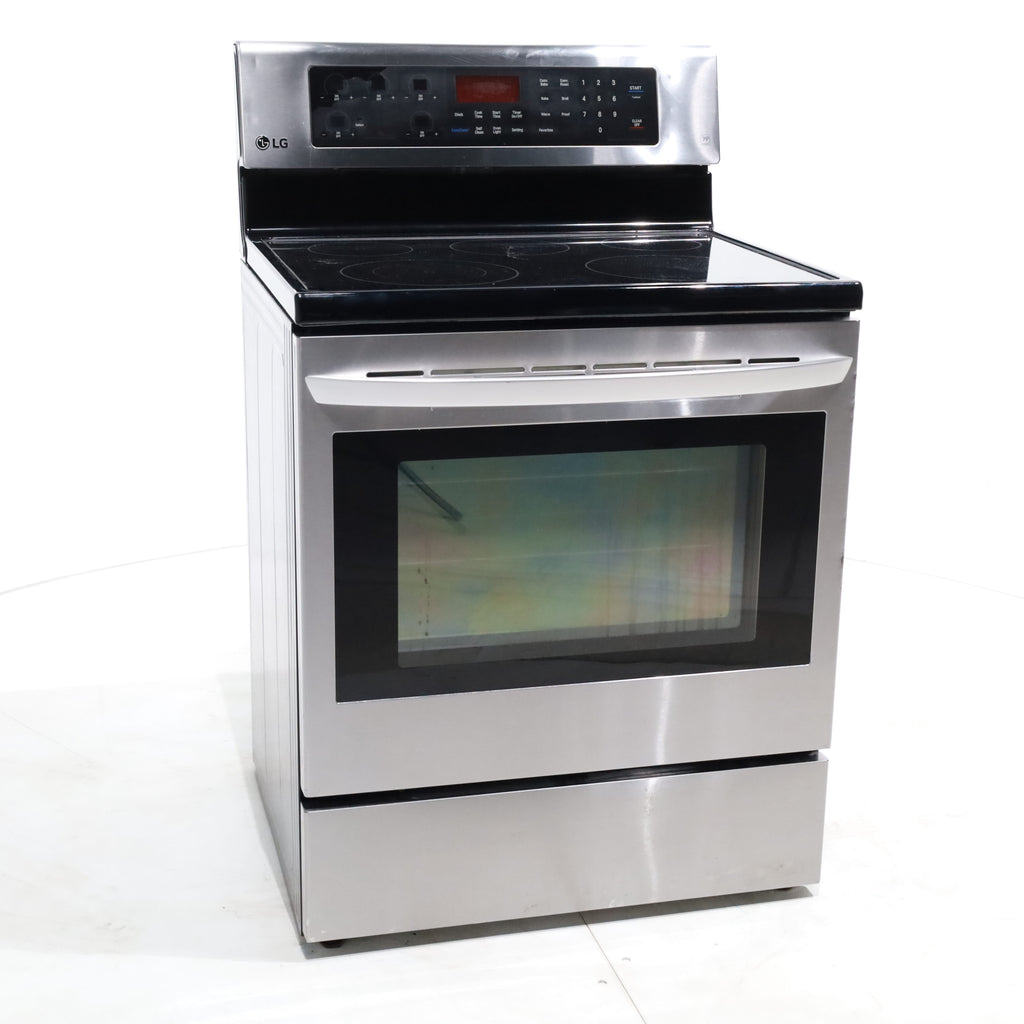Pictures of LG Stainless Steel 6.3 cu. ft. Electric Single Oven Range with True Convection and EasyClean -Certified Refurbished - Neu Appliance Outlet - Discount Appliance Outlet in Austin, Tx