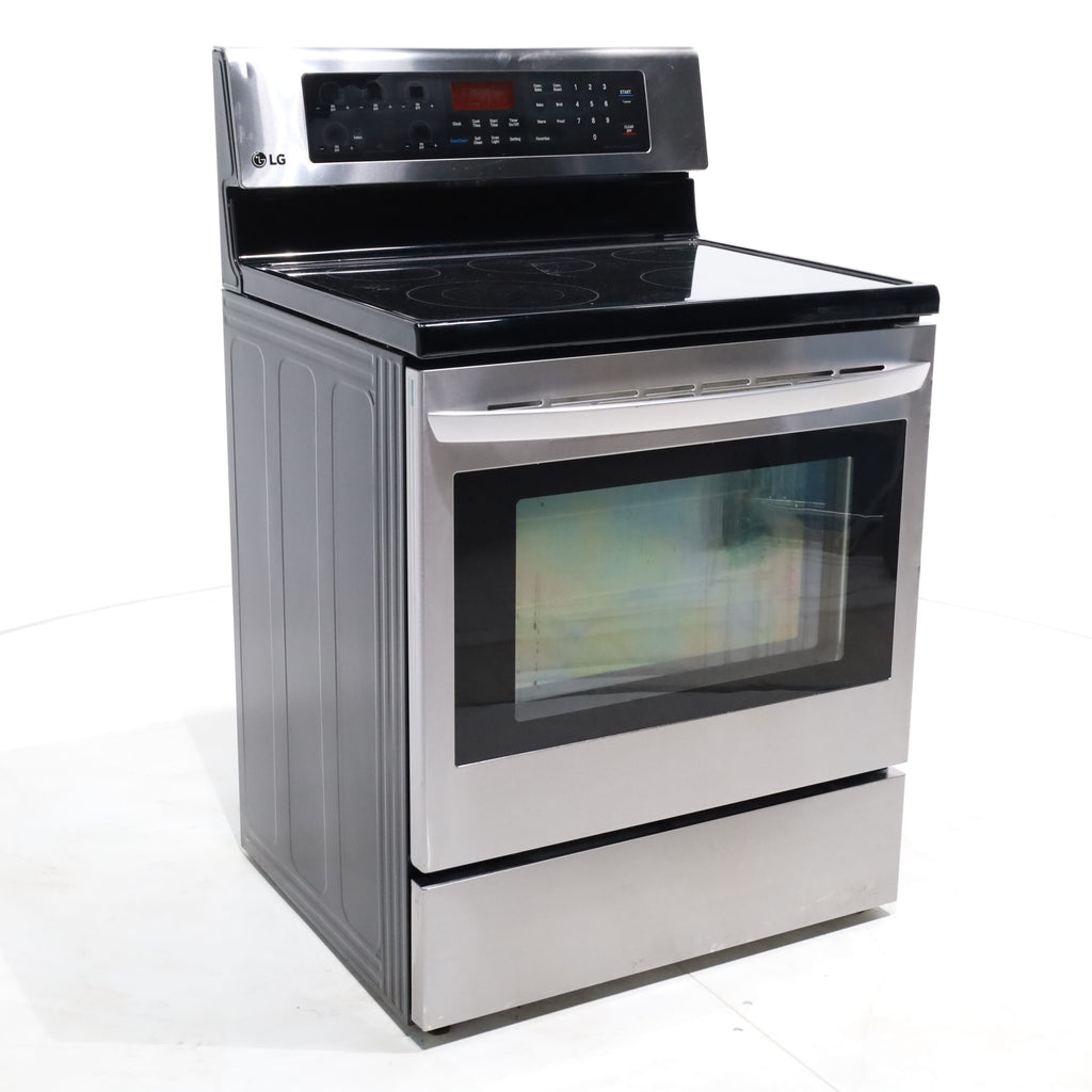 Pictures of LG Stainless Steel 6.3 cu. ft. Electric Single Oven Range with True Convection and EasyClean -Certified Refurbished - Neu Appliance Outlet - Discount Appliance Outlet in Austin, Tx