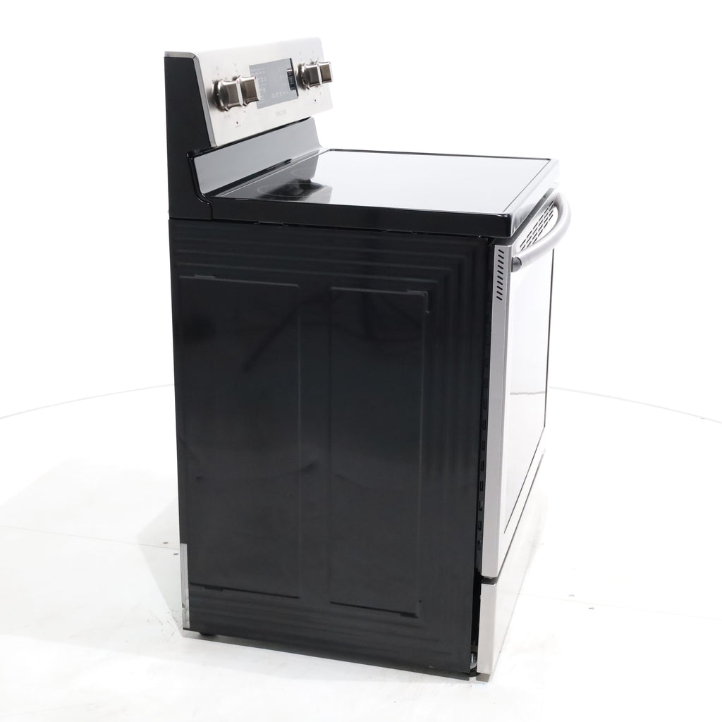 Pictures of Stainless Steel Samsung 5.9 cu. ft. Freestanding 5 Heating Element Smooth Cooktop Electric Range with True Convection  - Certified Refurbished - Neu Appliance Outlet - Discount Appliance Outlet in Austin, Tx