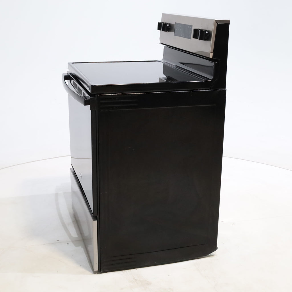 Pictures of Stainless Steel Whirlpool 5.3 cu. ft. 5 Heating Element Freestanding Electric Range with FlexHeat Dual Radiant Elements - Certified Refurbished - Neu Appliance Outlet - Discount Appliance Outlet in Austin, Tx