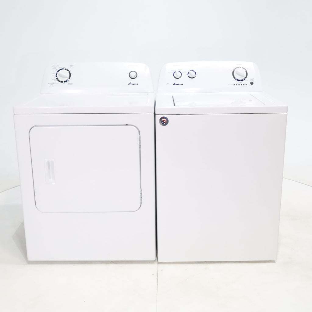 Pictures of Amana 3.5 cu. ft. Top-Load Washer with Deep Water Wash Option and 6.5 cu. ft. Electric Dryer with Automatic Cycles - Certified Refurbished - Neu Appliance Outlet - Discount Appliance Outlet in Austin, Tx
