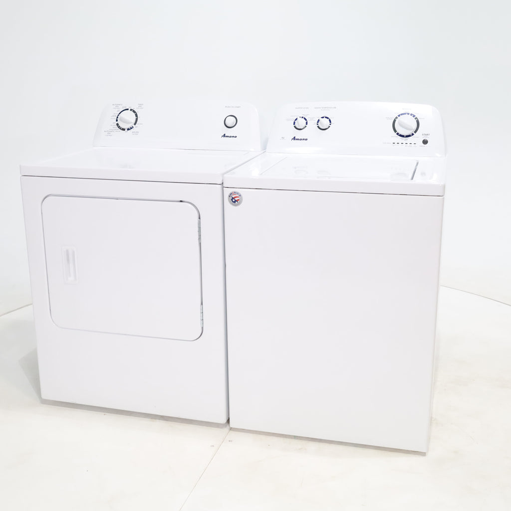 Pictures of Amana 3.5 cu. ft. Top-Load Washer with Deep Water Wash Option and 6.5 cu. ft. Electric Dryer with Automatic Cycles - Certified Refurbished - Neu Appliance Outlet - Discount Appliance Outlet in Austin, Tx