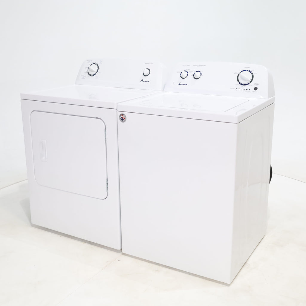 Pictures of Amana 3.5 cu. ft. Top-Load Washer with Deep Water Wash Option and 6.5 cu. ft. Electric Dryer with Automatic Cycles - Certified Refurbished - Neu Appliance Outlet - Discount Appliance Outlet in Austin, Tx