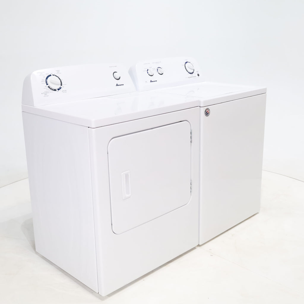 Pictures of Amana 3.5 cu. ft. Top-Load Washer with Deep Water Wash Option and 6.5 cu. ft. Electric Dryer with Automatic Cycles - Certified Refurbished - Neu Appliance Outlet - Discount Appliance Outlet in Austin, Tx