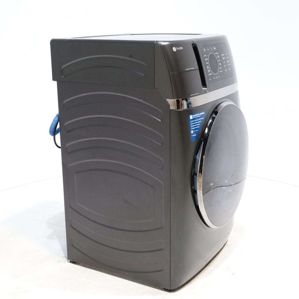 Pictures of Carbon Graphite ENERGY STAR  GE Profile 4.5 cu. ft. Capacity Front Load Combo Washing Machine and Electric Dryer with Ventless Heat Pump Technology - Scratch & Dent - Minor - Neu Appliance Outlet - Discount Appliance Outlet in Austin, Tx