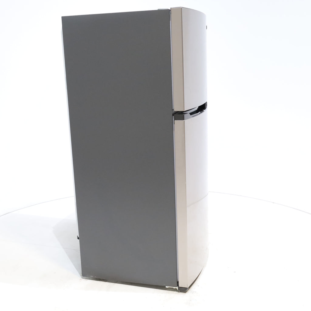Pictures of Brushed Steel ENERGY STAR Frigidaire 13.9 cu. ft. Top Freezer Refrigerator with EvenTemp Cooling System - Scratch & Dent - Minor - Neu Appliance Outlet - Discount Appliance Outlet in Austin, Tx