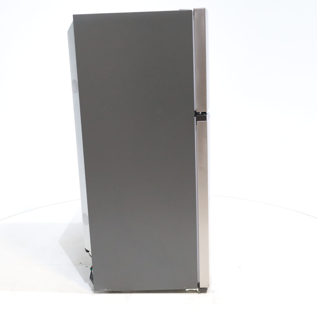 Pictures of Brushed Steel ENERGY STAR Frigidaire 13.9 cu. ft. Top Freezer Refrigerator with EvenTemp Cooling System - Scratch & Dent - Minor - Neu Appliance Outlet - Discount Appliance Outlet in Austin, Tx