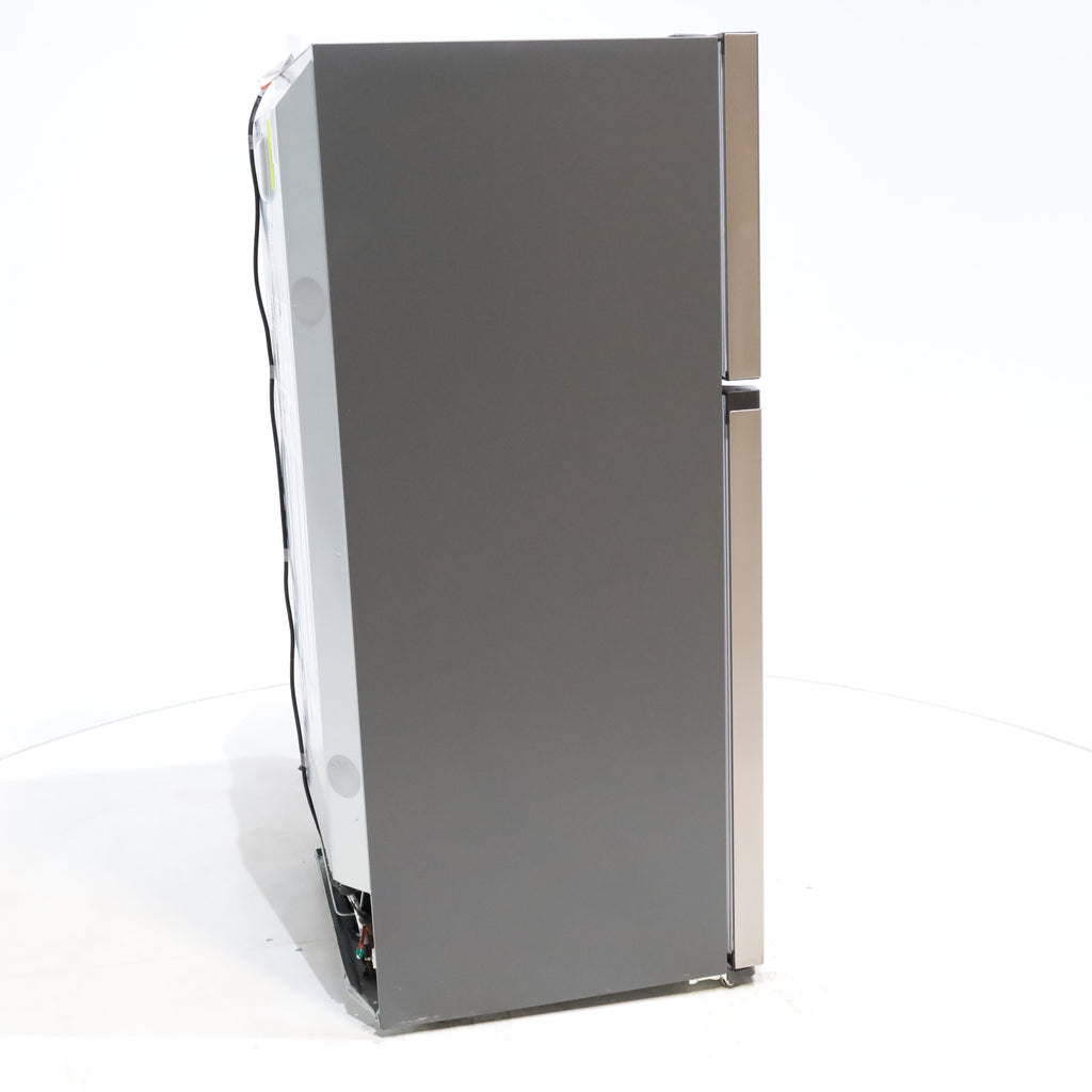 Pictures of Brushed Steel ENERGY STAR Frigidaire 13.9 cu. ft. Top Freezer Refrigerator with EvenTemp Cooling System - Scratch & Dent - Minor - Neu Appliance Outlet - Discount Appliance Outlet in Austin, Tx