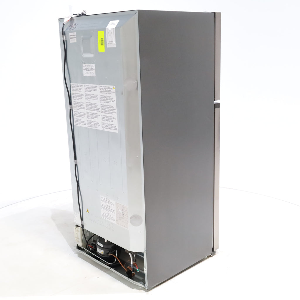 Pictures of Brushed Steel ENERGY STAR Frigidaire 13.9 cu. ft. Top Freezer Refrigerator with EvenTemp Cooling System - Scratch & Dent - Minor - Neu Appliance Outlet - Discount Appliance Outlet in Austin, Tx