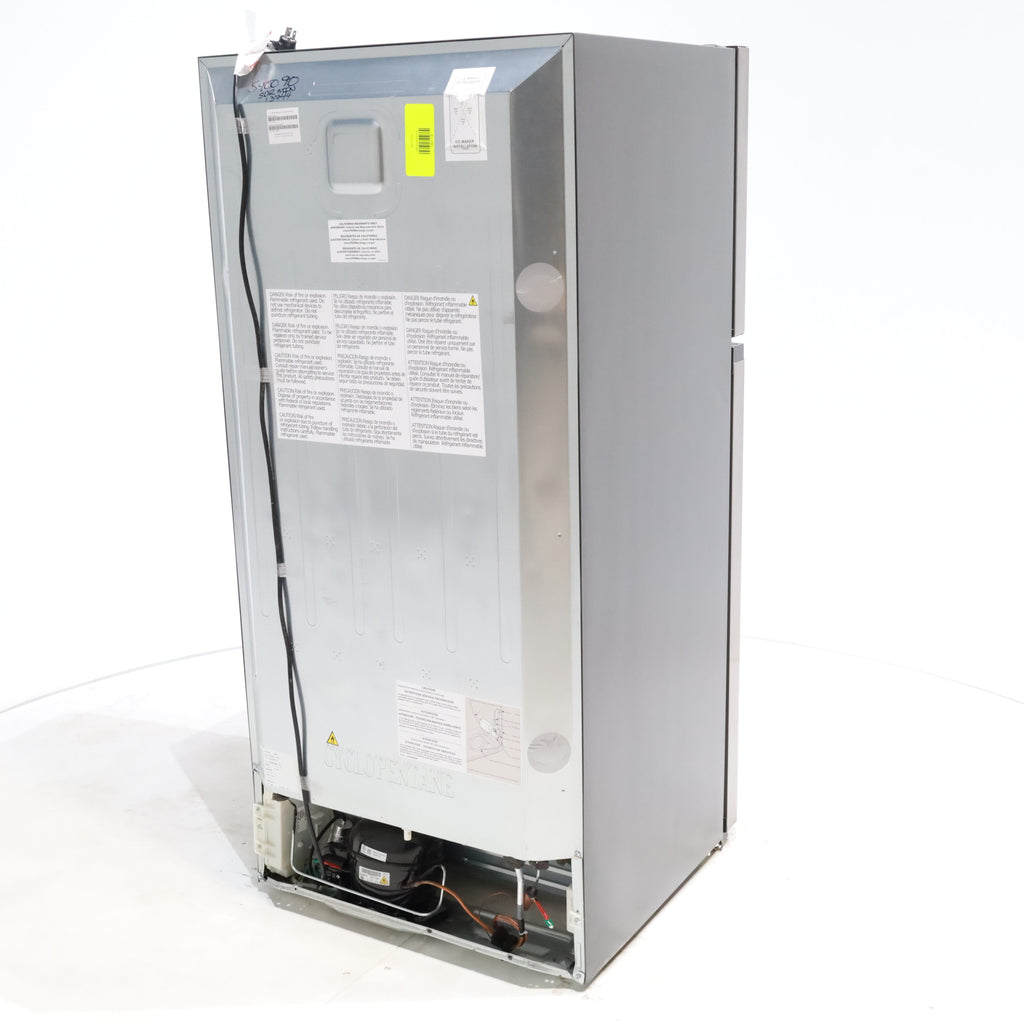 Pictures of Brushed Steel ENERGY STAR Frigidaire 13.9 cu. ft. Top Freezer Refrigerator with EvenTemp Cooling System - Scratch & Dent - Minor - Neu Appliance Outlet - Discount Appliance Outlet in Austin, Tx