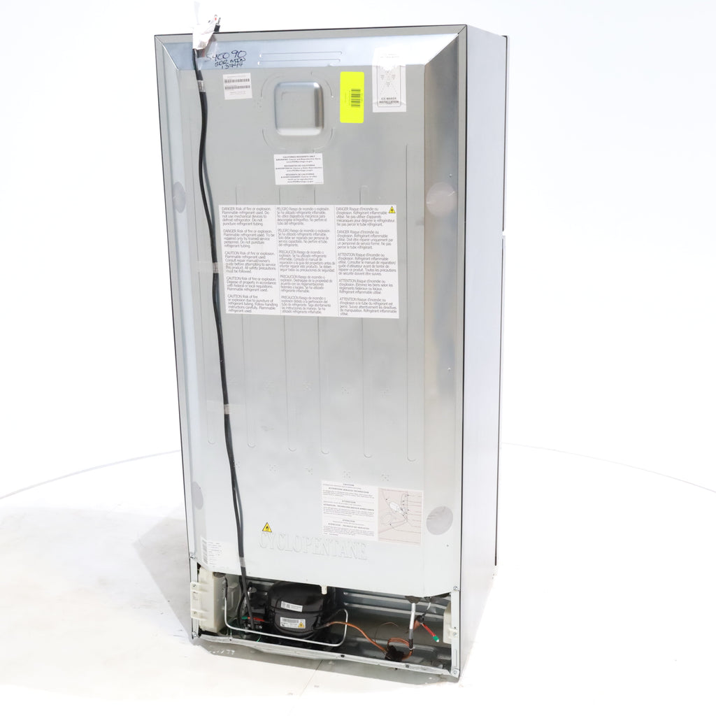Pictures of Brushed Steel ENERGY STAR Frigidaire 13.9 cu. ft. Top Freezer Refrigerator with EvenTemp Cooling System - Scratch & Dent - Minor - Neu Appliance Outlet - Discount Appliance Outlet in Austin, Tx