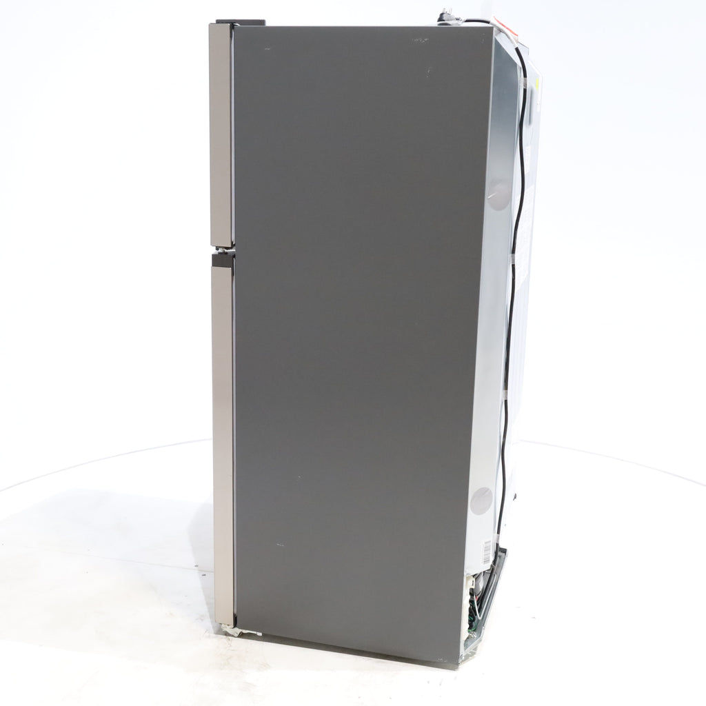 Pictures of Brushed Steel ENERGY STAR Frigidaire 13.9 cu. ft. Top Freezer Refrigerator with EvenTemp Cooling System - Scratch & Dent - Minor - Neu Appliance Outlet - Discount Appliance Outlet in Austin, Tx
