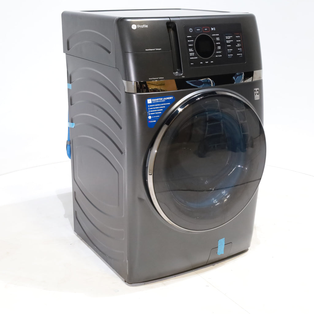 Pictures of Carbon Graphite ENERGY STAR  GE Profile 4.5 cu. ft. Capacity Front Load Combo Washing Machine and Electric Dryer with Ventless Heat Pump Technology - Scratch & Dent - Minor - Neu Appliance Outlet - Discount Appliance Outlet in Austin, Tx