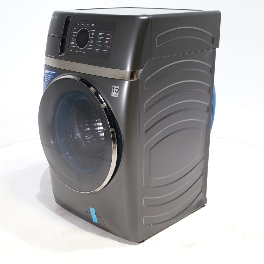 Pictures of Carbon Graphite ENERGY STAR  GE Profile 4.5 cu. ft. Capacity Front Load Combo Washing Machine and Electric Dryer with Ventless Heat Pump Technology - Scratch & Dent - Minor - Neu Appliance Outlet - Discount Appliance Outlet in Austin, Tx