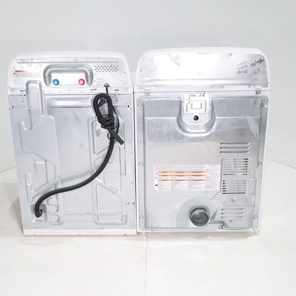 Pictures of HE Kenmore 3.5 cu ft. Top Load Washer with Dual-Action Agitator and 6.5 cu. ft. Electric Dryer with Automatic Dry Cycles - C - Neu Appliance Outlet - Discount Appliance Outlet in Austin, Tx