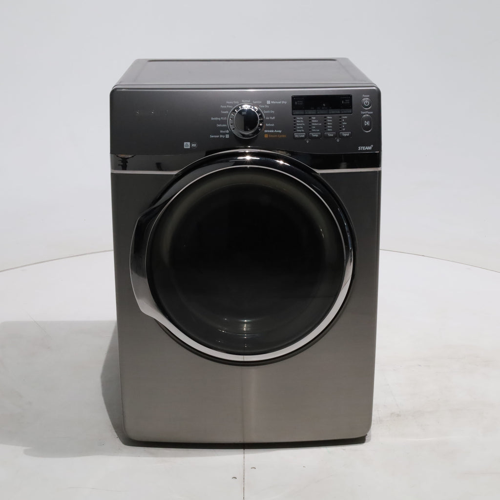 Pictures of Platinum Samsung 7.4 cu. ft. Frontload Gas Dryer with Steam - Certified Refurbished - Neu Appliance Outlet - Discount Appliance Outlet in Austin, Tx