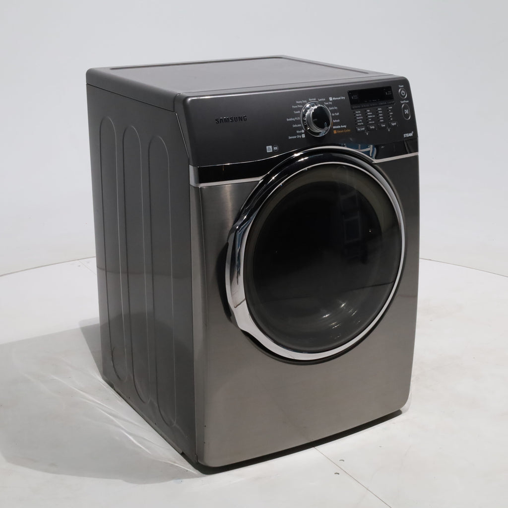 Pictures of Platinum Samsung 7.4 cu. ft. Frontload Gas Dryer with Steam - Certified Refurbished - Neu Appliance Outlet - Discount Appliance Outlet in Austin, Tx
