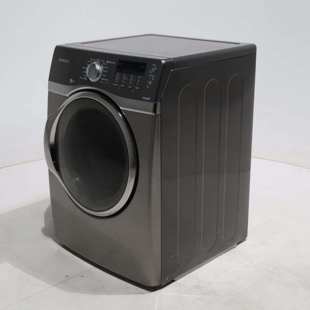 Pictures of Platinum Samsung 7.4 cu. ft. Frontload Gas Dryer with Steam - Certified Refurbished - Neu Appliance Outlet - Discount Appliance Outlet in Austin, Tx